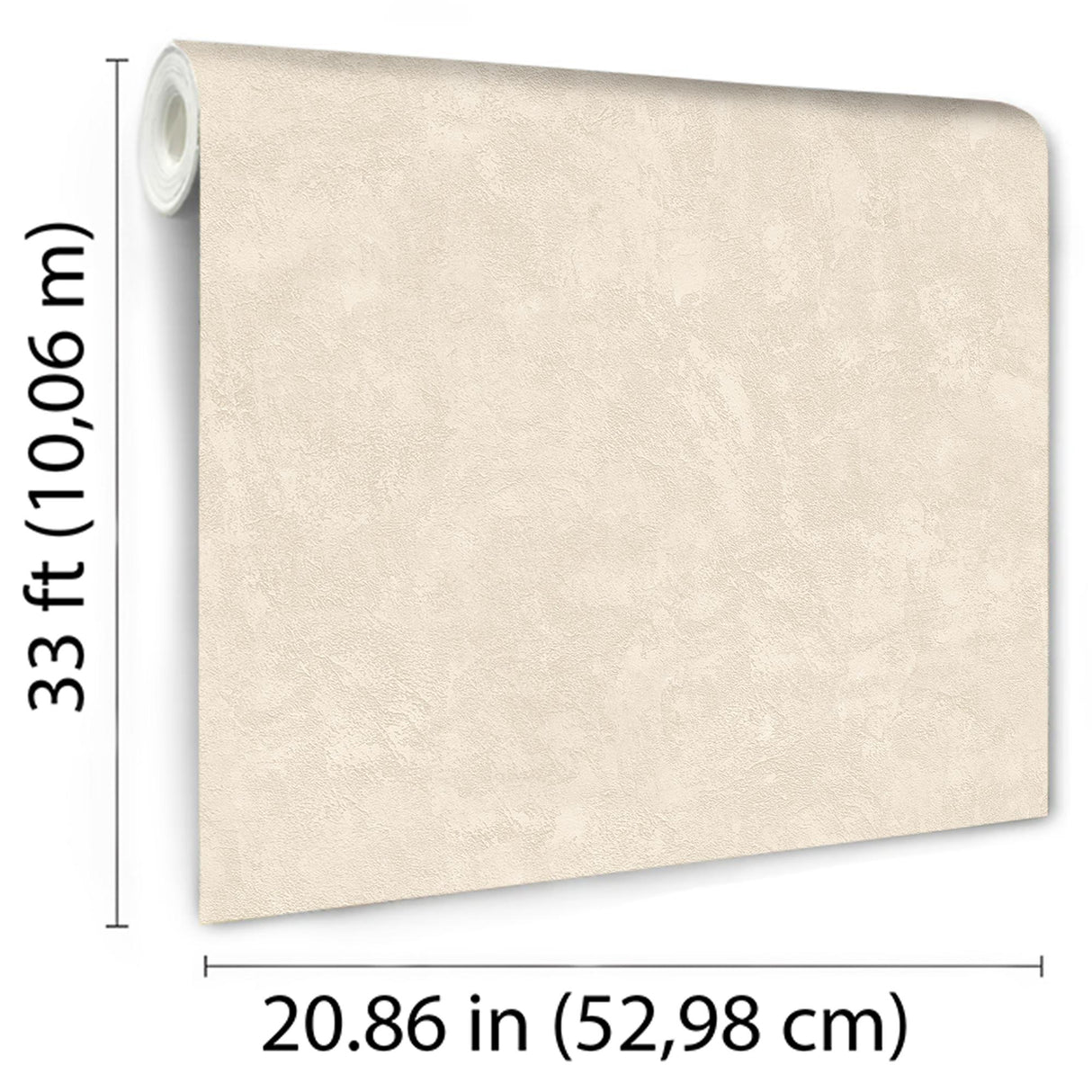 DecoratorsBest Faux Concrete Plaster Texture Beige Wallpaper