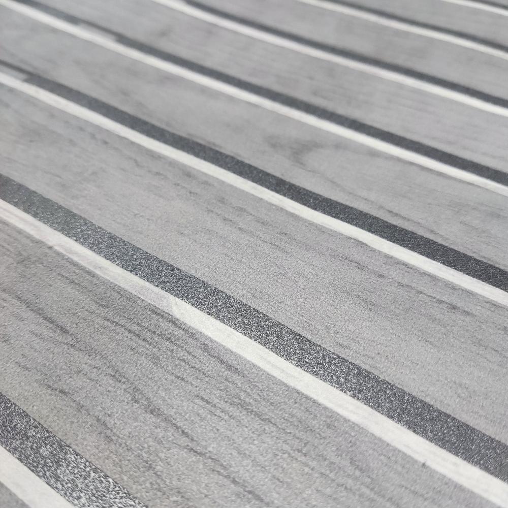 DecoratorsBest Horizontal Wood Slat Grey Wallpaper
