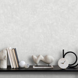 DecoratorsBest Faux Concrete Plaster Texture Light Grey Wallpaper