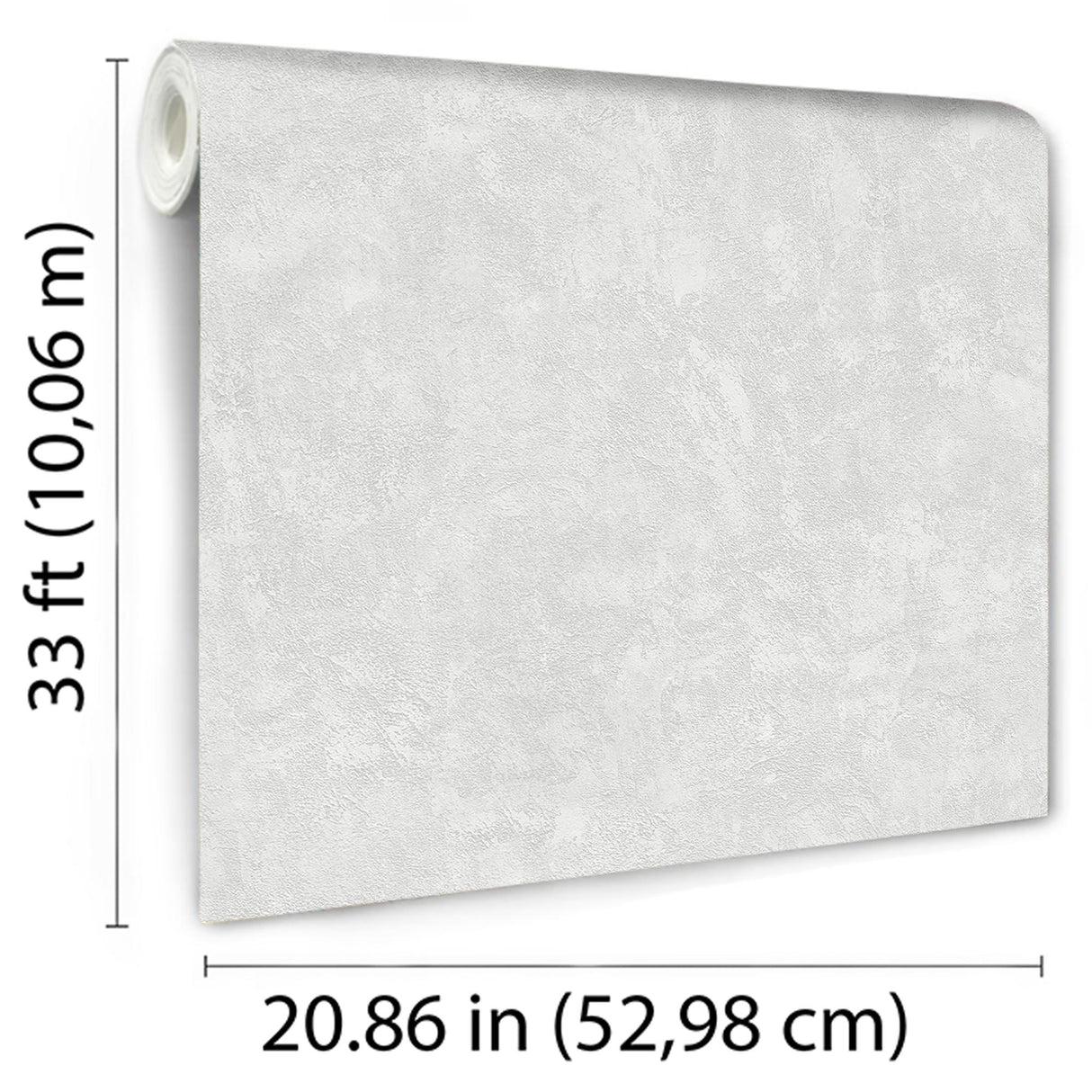 DecoratorsBest Faux Concrete Plaster Texture Light Grey Wallpaper