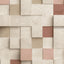 DecoratorsBest Wood Blocks Natural and Reds Wallpaper