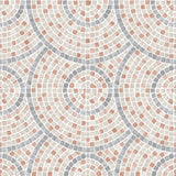 DecoratorsBest Mosaic Mirage Terracotta and Neutrals Wallpaper