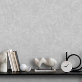 DecoratorsBest Faux Concrete Plaster Texture Grey Wallpaper
