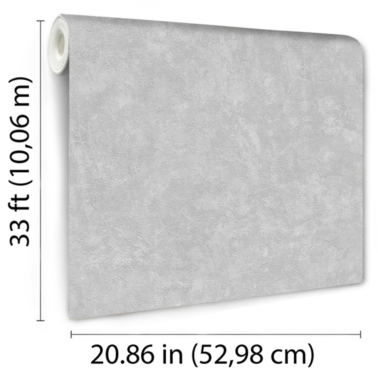 DecoratorsBest Faux Concrete Plaster Texture Grey Wallpaper