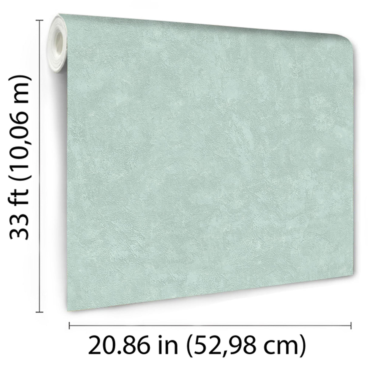 DecoratorsBest Faux Concrete Plaster Texture Green Wallpaper