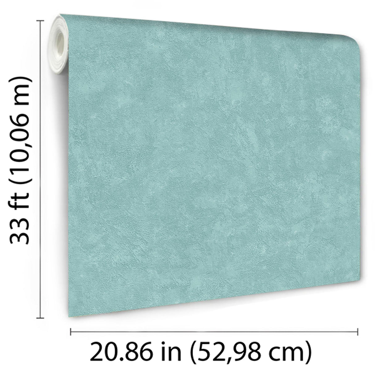 DecoratorsBest Faux Concrete Plaster Texture Aqua Wallpaper