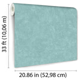 DecoratorsBest Faux Concrete Plaster Texture Aqua Wallpaper