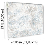 DecoratorsBest Luxurious Marble Blue Grey Wallpaper