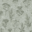 DecoratorsBest Herbarium Hues Herbs & Grasses Sage Green Cork Texture Wallpaper
