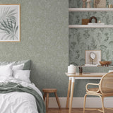 DecoratorsBest Cork Texture Sage Green Wallpaper