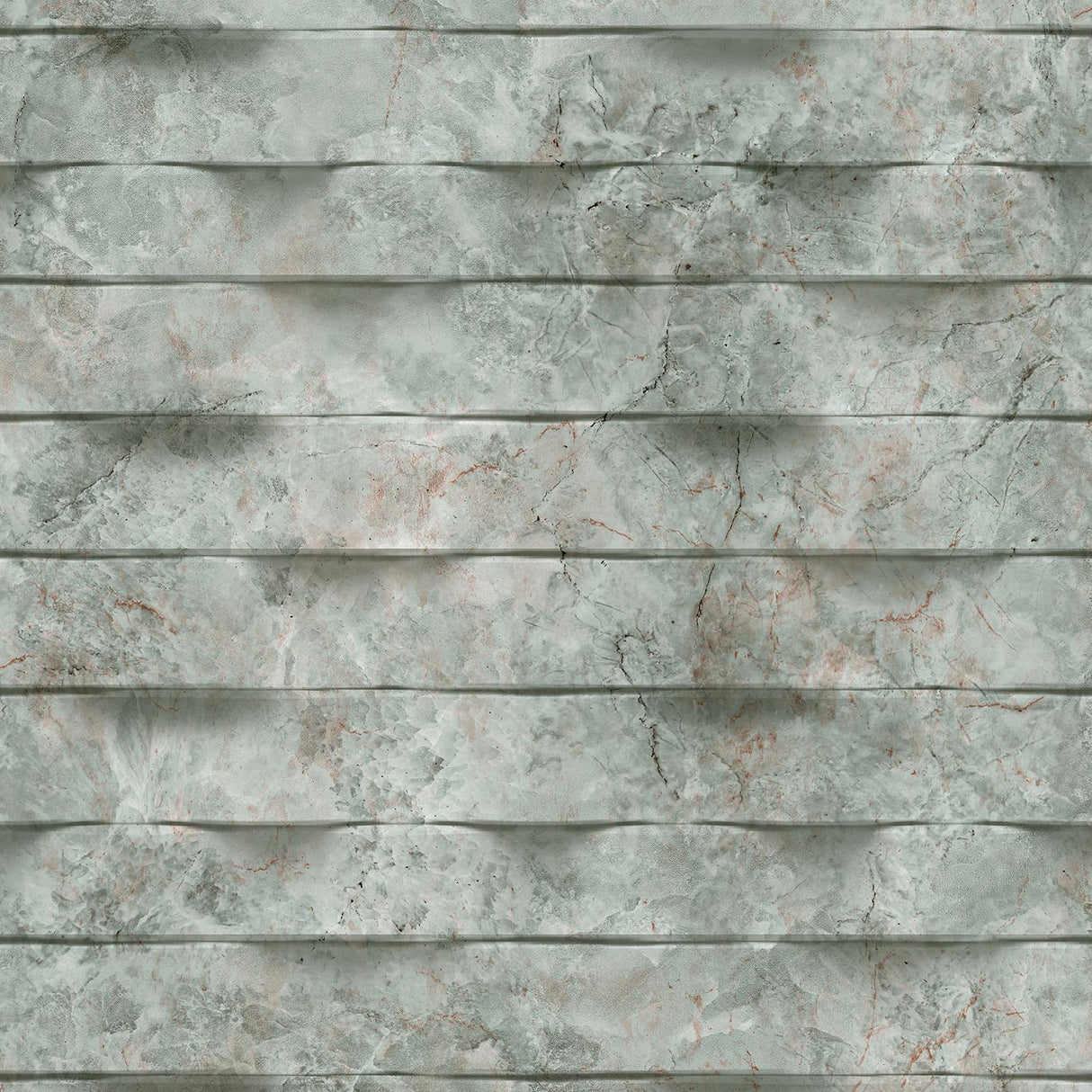 DecoratorsBest Wavy Marble Stripe Sage Green Wallpaper