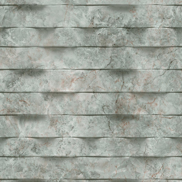 DecoratorsBest Wavy Marble Stripe Sage Green Wallpaper