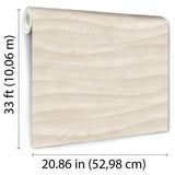 DecoratorsBest Natural Drift Wavy Wood Natural Wallpaper