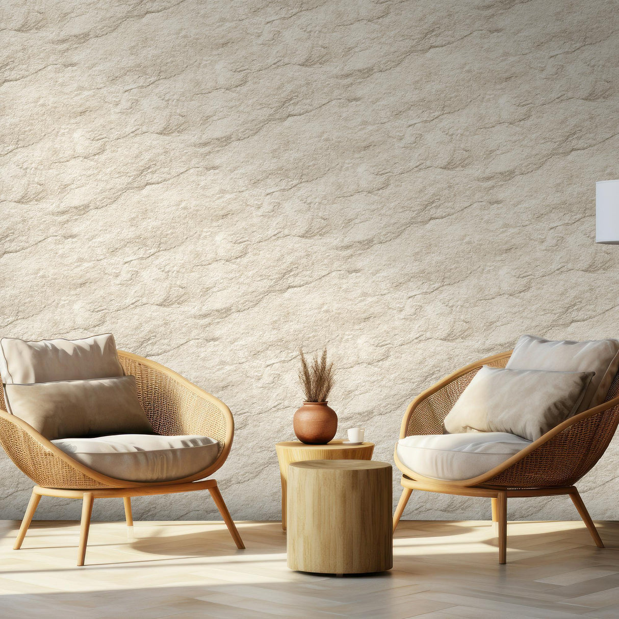 DecoratorsBest Stone Serenity Natural Wallpaper