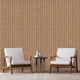 DecoratorsBest Corkboard Stripe Natural Brown Wallpaper