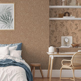 DecoratorsBest Cork Texture Natural Brown Wallpaper