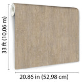 DecoratorsBest Soft Grain Wood Texture Brown Wallpaper