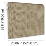 DecoratorsBest Wicker Weave Taupe Wallpaper