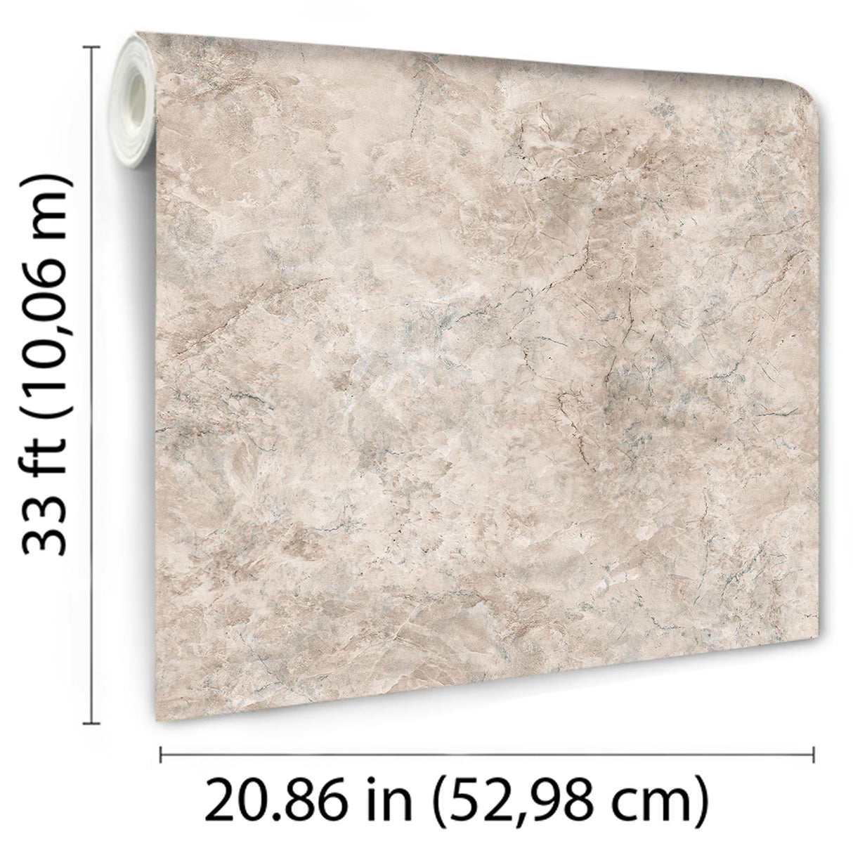 DecoratorsBest Luxurious Marble Taupe Wallpaper