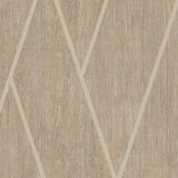 DecoratorsBest Chevron Woodgrain Brown Wallpaper
