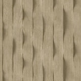 DecoratorsBest Wavy Wood Slat Ecru Taupe Wallpaper