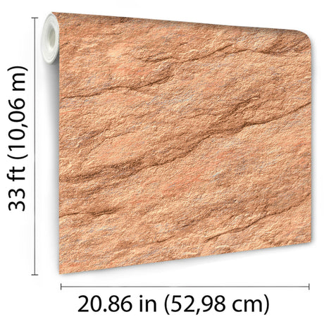 DecoratorsBest Stone Serenity Terracotta Wallpaper