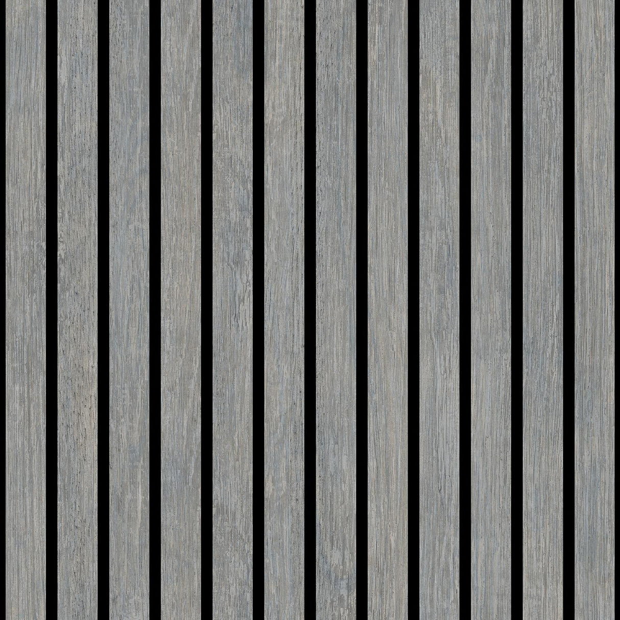 DecoratorsBest Modern Wood Slat Grey Wallpaper