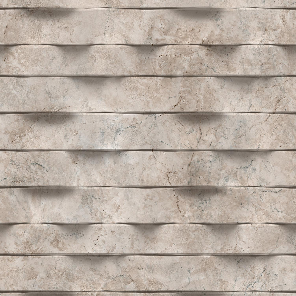 DecoratorsBest Wavy Marble Stripe Taupe Wallpaper