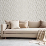 DecoratorsBest Wavy Wood Slat Light Grey Off White Wallpaper