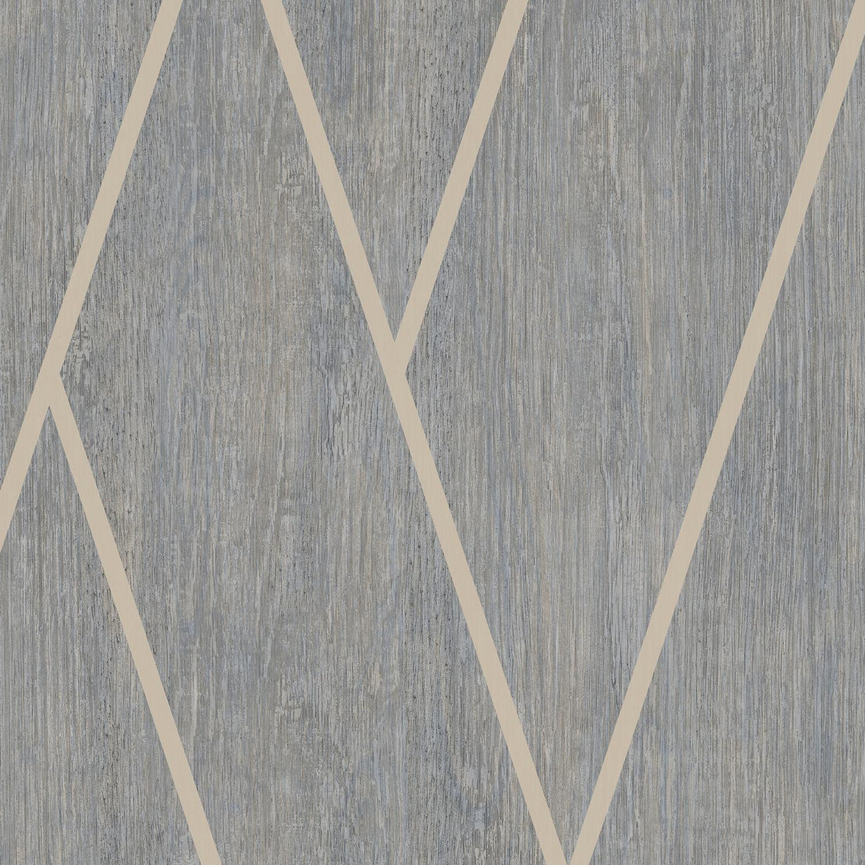 DecoratorsBest Chevron Woodgrain Blue Grey Wallpaper
