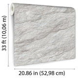 DecoratorsBest Stone Serenity Grey Wallpaper