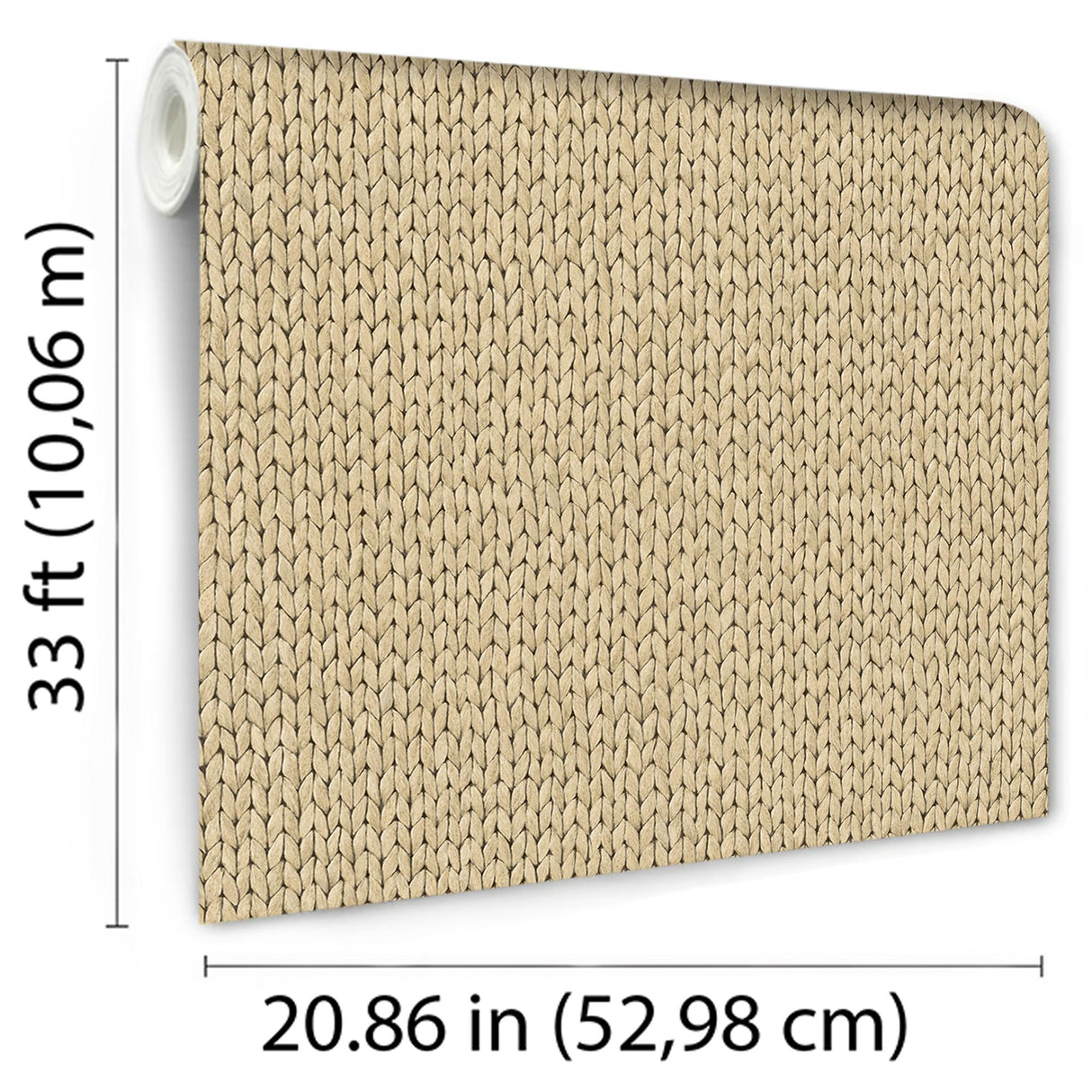 DecoratorsBest Wicker Weave Beige Wallpaper