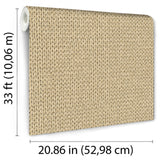 DecoratorsBest Wicker Weave Beige Wallpaper