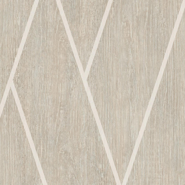 DecoratorsBest Chevron Woodgrain Beige Wallpaper