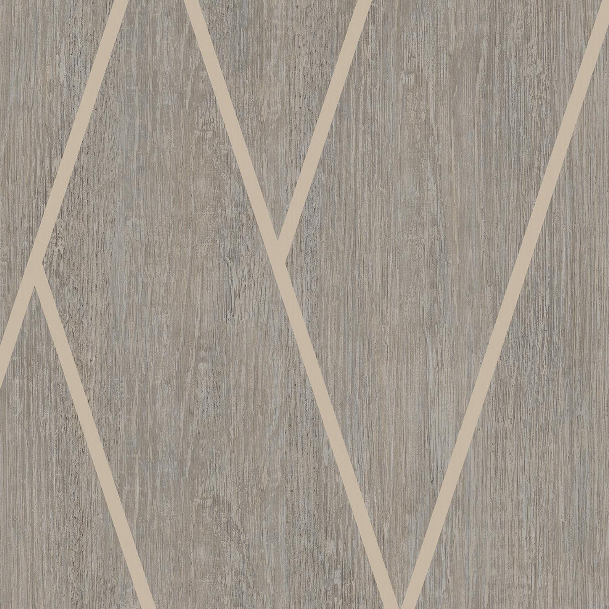 DecoratorsBest Chevron Woodgrain Taupe Wallpaper