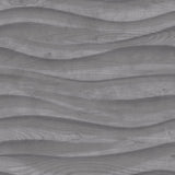 DecoratorsBest Natural Drift Wavy Wood Dark Grey Wallpaper