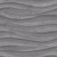 DecoratorsBest Natural Drift Wavy Wood Dark Grey Wallpaper