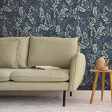 DecoratorsBest Olivia Botanical Navy Blue Wallpaper
