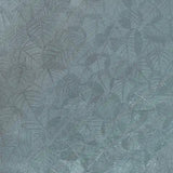 DecoratorsBest Luminous Leaf Collage Turquoise on Foil with Ultra Fine Emboss Wallpaper