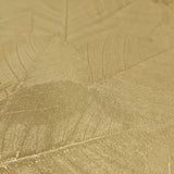 DecoratorsBest Luminous Leaf Collage Gold on Foil with Ultra Fine Emboss Wallpaper