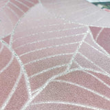DecoratorsBest Graphic Leaves Blush with Foil Accents Wallpaper