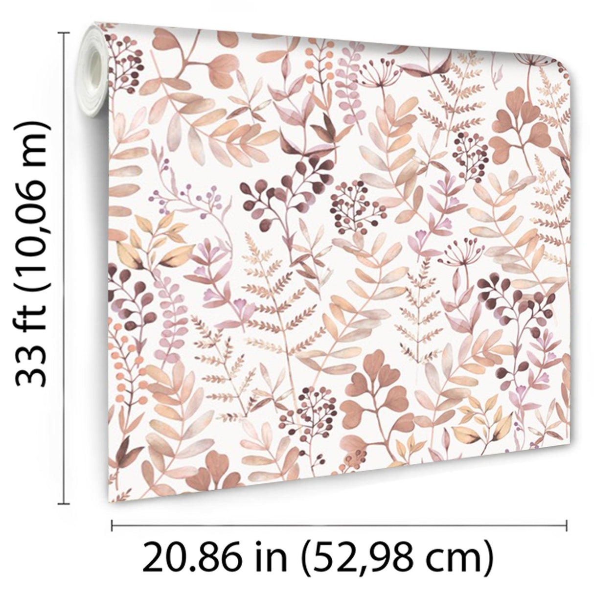 DecoratorsBest Olivia Botanical Pink Wallpaper