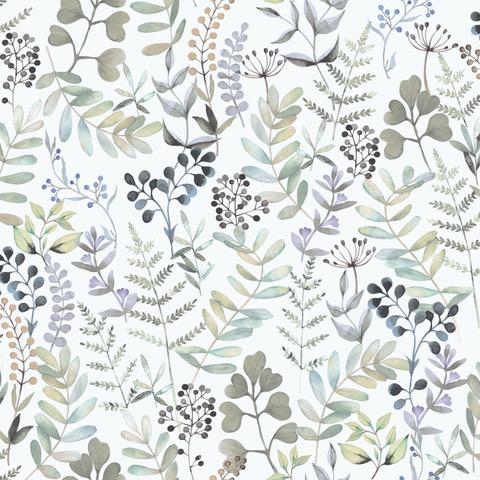 DecoratorsBest Olivia Botanical Green Wallpaper