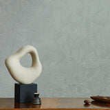 DecoratorsBest Luminous Leaf Collage Green on Foil with Ultra Fine Emboss Wallpaper