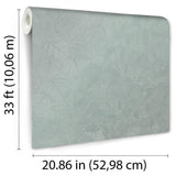 DecoratorsBest Luminous Leaf Collage Green on Foil with Ultra Fine Emboss Wallpaper