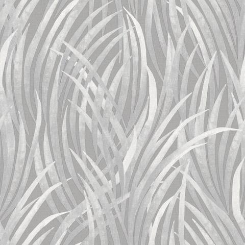 DecoratorsBest Adelia Tall Grass Grey Wallpaper
