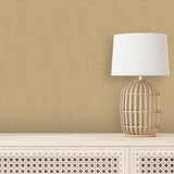 DecoratorsBest Luxe Faux Tweed Textile Texture Yellow Wallpaper