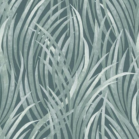 DecoratorsBest Adelia Tall Grass Dark Green Wallpaper