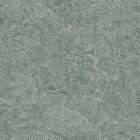 DecoratorsBest Fern Texture Dark Green Wallpaper