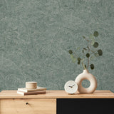 DecoratorsBest Fern Texture Dark Green Wallpaper